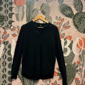 XS Uniqlo Long Sleeve Shirt - Black